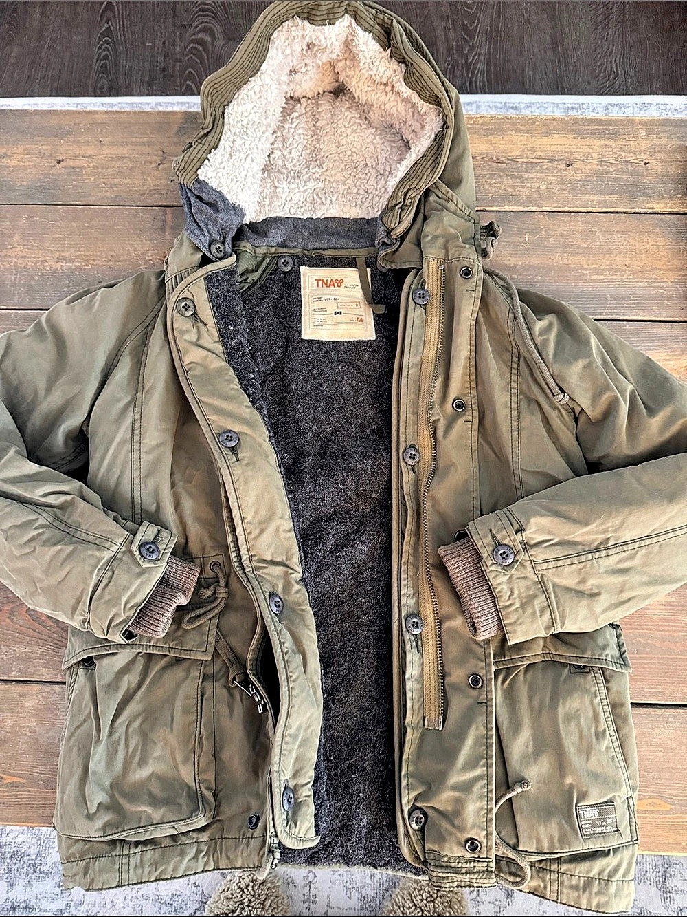 TNA Griffith Winter Product Military Edition 017-024 Utility Jacket Olive Medium
